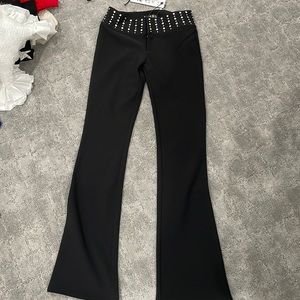 I AM GIA black bell bottom pants